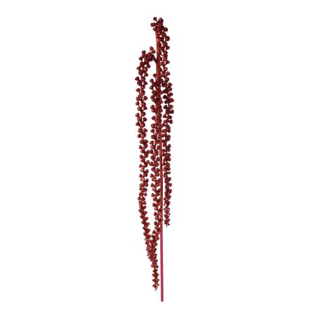  ΚΛΑΔΙ ΒΡΟΧΟΥΛΑ, ΜΕ ΚΟΚΚΙΝΟ GLITTER, 93cm