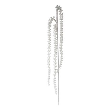  ΚΛΑΔΙ ΒΡΟΧΟΥΛΑ, ΜΕ ΛΕΥΚΟ GLITTER, 93cm