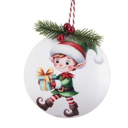 ΣΤΟΛΙΔΙ ΚΡΕΜΑΣΤΟ ΜΕΤΑΛΛΙΚΟ ΛΕΥΚΟ ΜΕ ΞΩΤΙΚΟ ΚΑΙ ΚΛΑΔΑΚΙ ΓΚΙ, 14.5x13x2.5cm