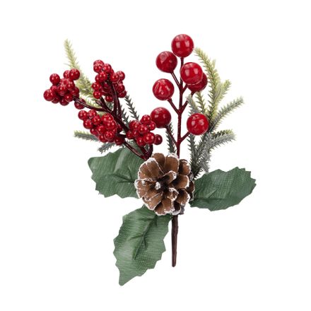 ΠΙΚ ΜΕ ΜΙΚΡΑ ΚΑΙ ΜΕΓΑΛΑ BERRIES ΚΑΙ ΧΙΟΝΙΣΜΕΝΟ ΚΟΥΚΟΥΝΑΡΙ, 25cm