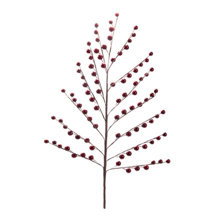 ΚΛΑΔΙ ΠΥΚΝΟ ΜΕ ΜΕΤΑλΛΙΖΕ ΜΠΟΡΝΤΟ BERRIES, 79cm
