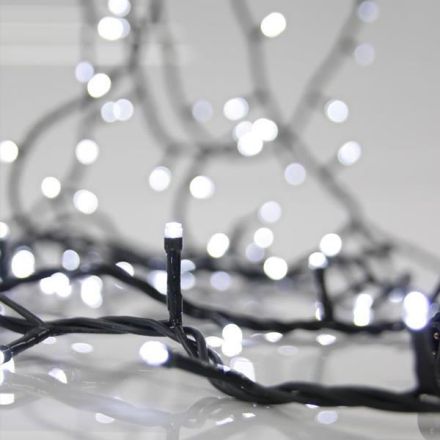 ΣΕΙΡΑ, 100 LED 5mm, 230V, ΣΤΑΘΕΡΟ, ΠΡΑΣΙΝΟ ΚΑΛΩΔΙΟ, ΛΕΥΚΟ LED, ANA 5cm, ΙΡ20