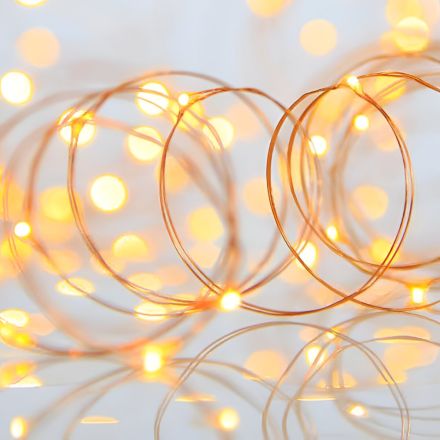 ΣΕΙΡΑ, 100 ΜΙΝΙ LED, ΜΕΤΑΣΧΗΜΑΤΙΣΤΗ, ΣΤΑΘΕΡΟ, ΜΠΡΟΝΖΕ ΧΑΛΚΙΝΟ ΚΑΛΩΔΙΟ, DAYLIGHT LED ANA 10cm, ΠΡΟΕΚΤΑΣΗ ΠΑΡΟΧΗΣ 5m, ΙΡ44
