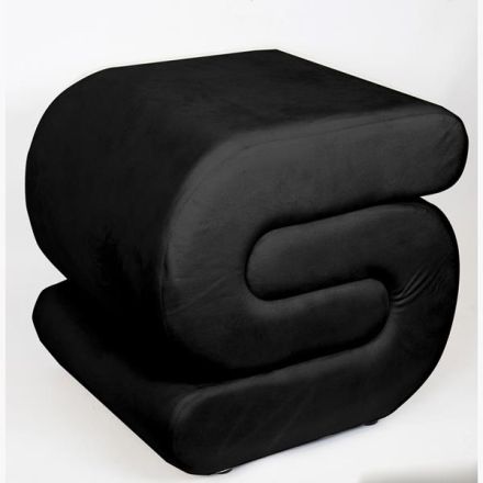 ΣΚΑΜΠΟ ΒΕΛΟΥΔΟ ΜΑΥΡΟ 51x46x48cm