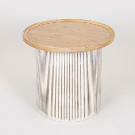 ΒΟΗΘΗΤΙΚΟ ΤΡΑΠΕΖΑΚΙ ΞΥΛΙΝΟ NATURAL 45x45x40cm