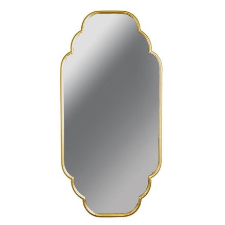 MIRROR METAL GOLD 61x3x122cm