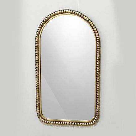 MIRROR METAL GOLD 50x3.5x90cm