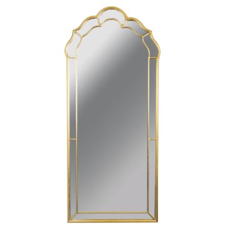 MIRROR METAL FRAME GOLD 60x3x138cm