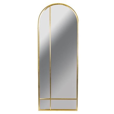 MIRROR METAL GOLD 65.5x41x175cm