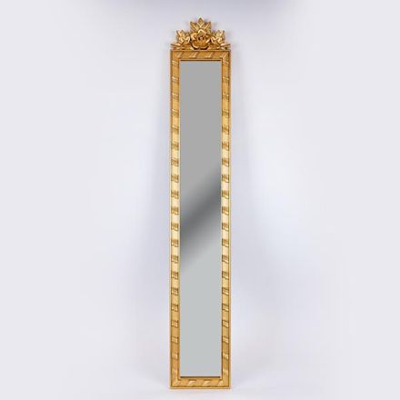 MIRROR PLASTIC GOLD 20x3x120cm