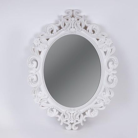  MIRROR PLASTIC WHITE 59x3.5x78.5cm