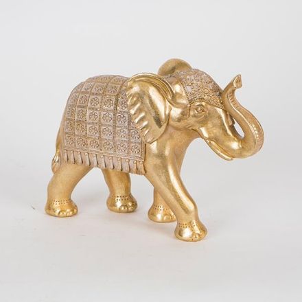 ELEPHANT GOLD 25x9x18cm