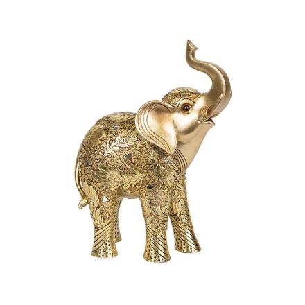 ELEPHANT GOLD 22x11x30cm