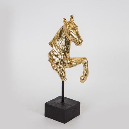 HORSE GOLD 14x8.5x36.5cm