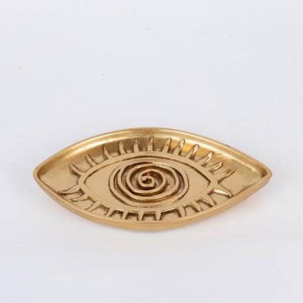 ΠΙΑΤΕΛΑ ΜΑΤΙ ΠΟΛΥΡΕΖΙΝ ΧΡΥΣΗ 16x9.8x1.3cm