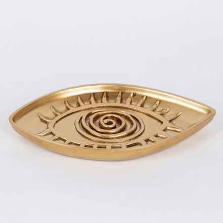 ΠΙΑΤΕΛΑ ΜΑΤΙ ΠΟΛΥΡΕΖΙΝ ΧΡΥΣΗ 20.9x12x1.7cm