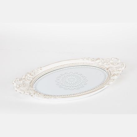 ΔΙΣΚΟΣ ΠΟΛΥΡΕΖΙΝ ΜΕ ΚΑΘΡΕΦΤΗ ΛΕΥΚΟΣ 44.2x4.2x24cm