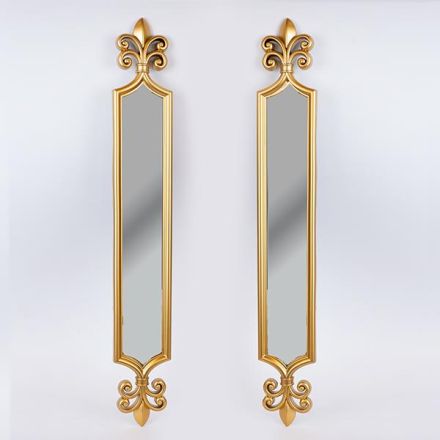 S/2 ΚΑΘΡΕΦΤΗΣ ΠΛΑΣΤΙΚΟΣ ΧΡΥΣΟΣ 87x2x25cm