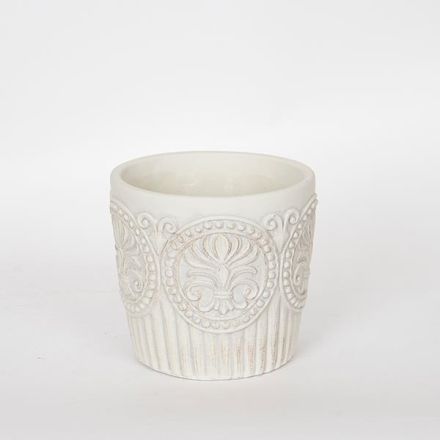 ΚΑΣΠΩ ΛΕΥΚΟ ΤΣΙΜΕΝΤΕΝΙΟ 17.5x17.5x16cm