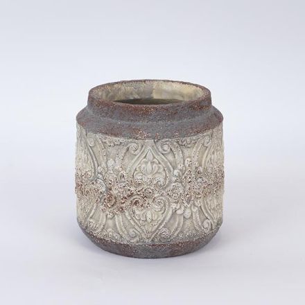 ΚΑΣΠΩ  ΤΣΙΜΕΝΤΕΝΙΟ ΓΚΡΙ - ΜΠΕΖ 18x18x19cm