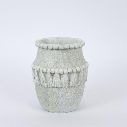 ΠΥΘΑΡΙ ΤΣΙΜΕΝΤΕΝΙΟ ΓΚΡΙ 17.5x17.5x20.5cm