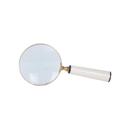 MAGNIFIER POLYRESIN,= WHITE 13cm