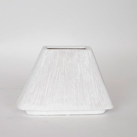 ΒΑΖΟ ΚΕΡΑΜΙΚΟ ΛΕΥΚΟ 25x8x17cm