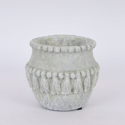 ΒΑΖΟ ΤΣΙΜΕΝΤΕΝΙΟ ΓΚΡΙ 16.5x16.5x14cm