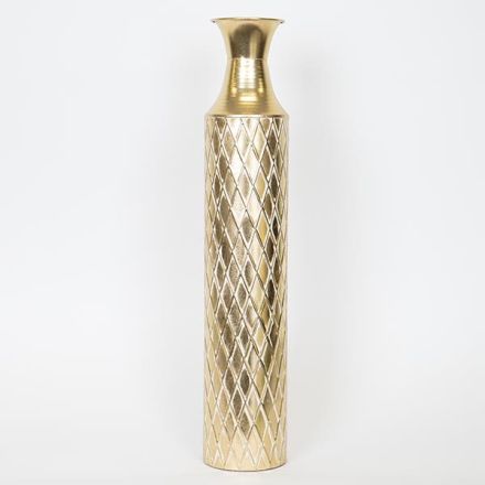 ΒΑΖΟ ΜΕΤΑΛΛΙΚΟ ΧΡΥΣΟ 12x12x61cm