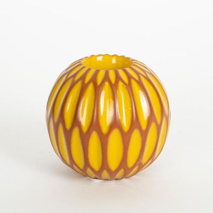 ΚΗΡΟΠΗΓΙΟ ΡΕΣΩ ΚΕΡΑΜΙΚΟ ΤΕΡΑΚΟΤΑ-ΚΙΤΡΙΝΟ 1 ΘΕΣΗ 10.9x10.9x9.9cm