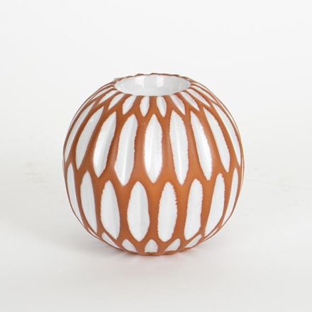 ΚΗΡΟΠΗΓΙΟ ΡΕΣΩ ΚΕΡΑΜΙΚΟ ΤΕΡΑΚΟΤΑ-ΑΣΠΡΟ 1 ΘΕΣΗ 10.9x10.9x9.9cm