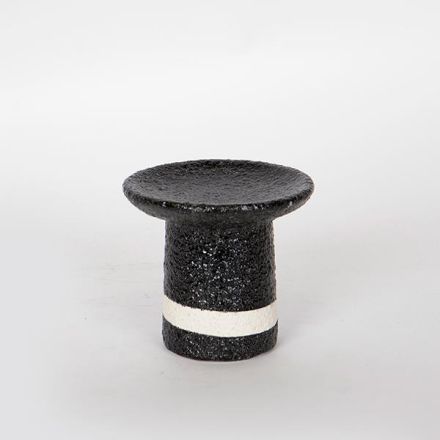 ΚΗΡΟΠΗΓΙΟ ΜΑΥΡΟ-ΑΣΠΡΟ 1 ΘΕΣΗ 12x12x10.5cm