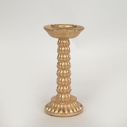 ΚΗΡΟΠΗΓΙΟ ΠΟΛΥΡΕΣΙΝ ΝΟΥΦΑΡΟ ΧΡΥΣΟ 10.5x10.7x22.8cm