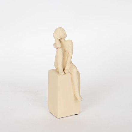 ΔΙΑΚΟΣΜΗΤΙΚΟ ΦΙΓΟΥΡΑ ΡΕΖΙΝ ΚΑΦΕ 6x8x20.5cm