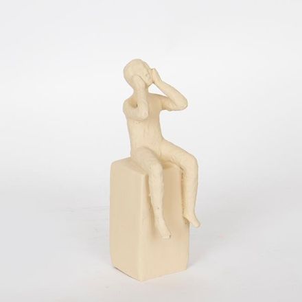 ΔΙΑΚΟΣΜΗΤΙΚΟ ΦΙΓΟΥΡΑ ΡΕΖΙΝ ΚΑΦΕ 6x8.5x19cm