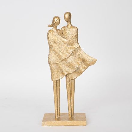 ΔΙΑΚΟΣΜΗΤΙΚΟ ΓΛΥΠΤΟ ΖΕΥΓΑΡΙ ΧΡΥΣΟ 16.5x8x33.5cm