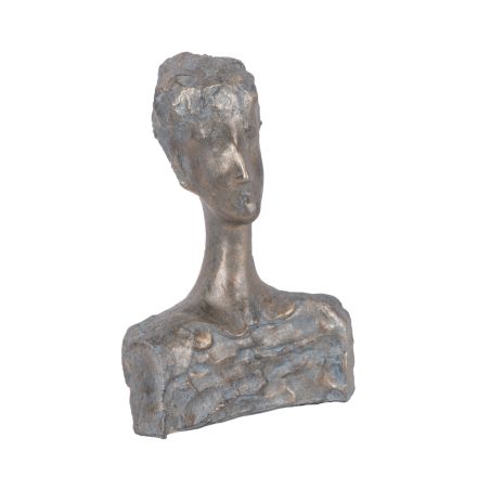 ΔΙΑΚΟΣΜΗΤΙΚΟ ΓΛΥΠΤΟ ΑΝΘΡΩΠΟΣ ΓΚΡΙ 18.5x12x26.5cm