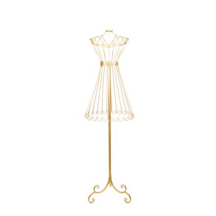 MEDEL DΕCOR METAL GOLD 40.5x35.5x142cm