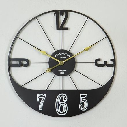 ΡΟΛΟΪ ΤΟΙΧΟΥ ΜΕΤΑΛΛΙΚΟ ΜΑΥΡΟ - ΧΡΥΣΟ 60x4.5x60cm