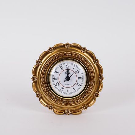 ΕΠΙΤΡΑΠΕΖΙΟ ΡΟΛΟΪ ΠΟΛΥΡΕΣΙΝ ΧΡΥΣΟ 13.4x4x13.4cm