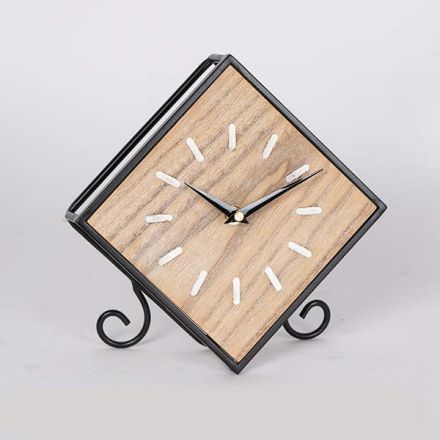 ΕΠΙΤΡΑΠΕΖΙΟ ΡΟΛΟΪ ΞΥΛΙΝΟ - ΜΕΤΑΛΙΚΟ 21.5x10x22cm