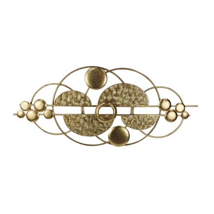 WALL DECOR METALLIC GOLD 88.5x5.5x39.5cm