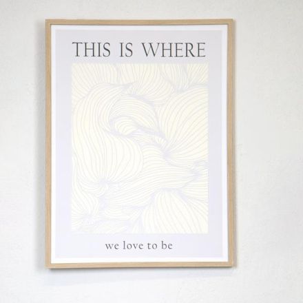 FRAMED CANVAS WITH STYROFOAM GREY - WHITE 45x2.2x60cm