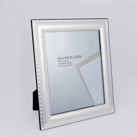 PHOTO FRAME SILVER PLATED SILVER 20x25cm