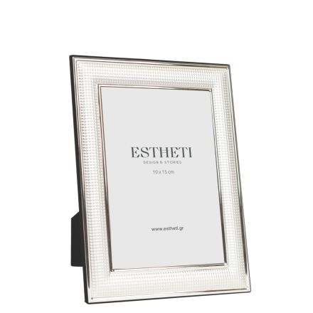 PHOTO FRAME SILVER PLATED SILVER 10x15cm