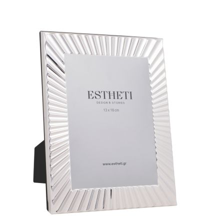 PHOTO FRAME SILVER PLATED SILVER 13x18cm