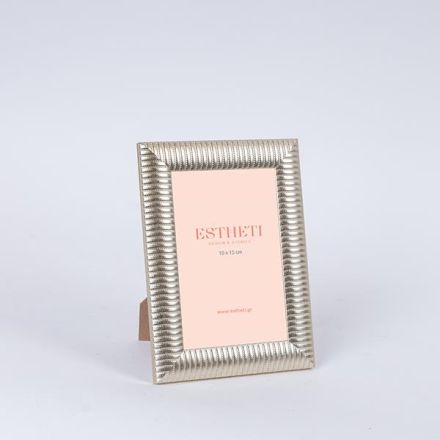 TABLE PHOTO FRAME (10x15) PLASTIC SILVER