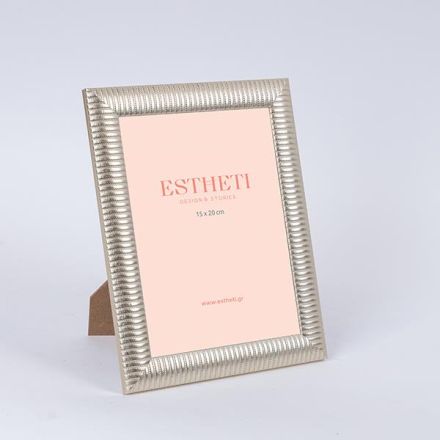 TABLE PHOTO FRAME (15x20) PLASTIC SILVER