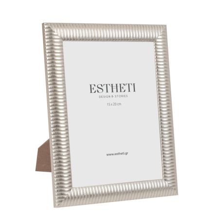 TABLE PHOTO FRAME (15x20) PLASTIC SILVER