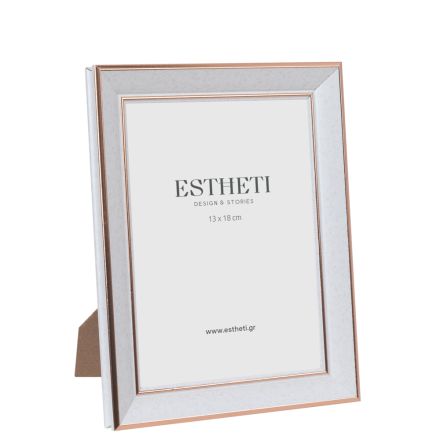 ΚΟΡΝΙΖΑ (13x18) ΠΛΑΣΤΙΚΗ ΛΕΥΚΗ - ΧΡΥΣΗ